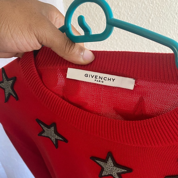 Givenchy Sweaters Givenchy Red Sweater Worn 2x Great Condition Poshmark